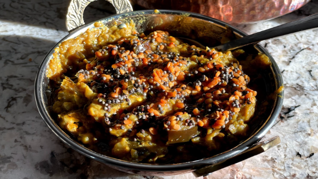 Image of Brinjal (Egglplant) Dosai Masiyal